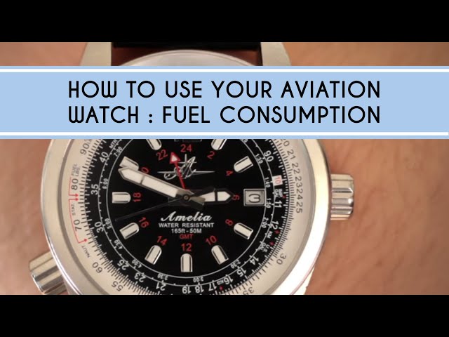 How to use Your Aviation Watch: Fuel Consumption Calculations