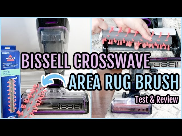 BISSELL CROSSWAVE CORDLESS MAX AREA RUG BRUSH ROLL TEST & REVIEW | Does it deep clean area rugs?