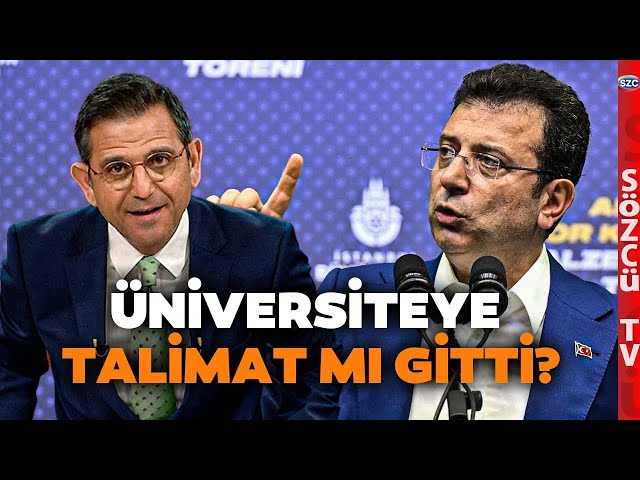 Ekrem İmamoğlu'nun Diploması İptal Edilebilir! Fatih Portakal'dan AKP'ye Sert Sözler!