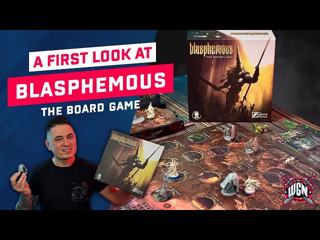 Blasphemous The Board Game - a First Look at the Prototype