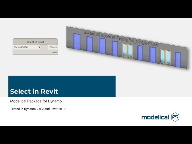 Dynamo - Select in Revit