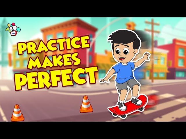 Practice makes perfect | Animated Stories | English Cartoon | Moral Stories | PunToon Kids