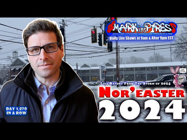 Nor'Easter 2024! Live Report From The Streets of Fairfield CT!