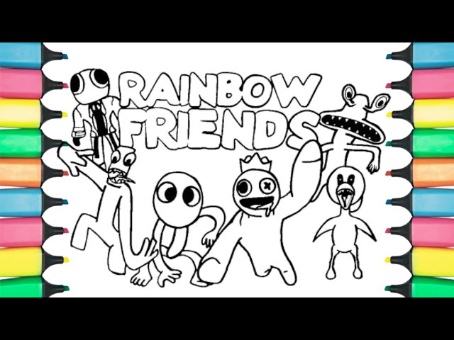 How To Color All the Monsters From Rainbow Friends:NCS Music