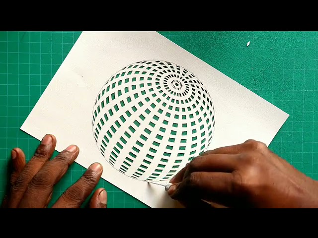 3D paper cutting illustration  paper cutting art  paper craft