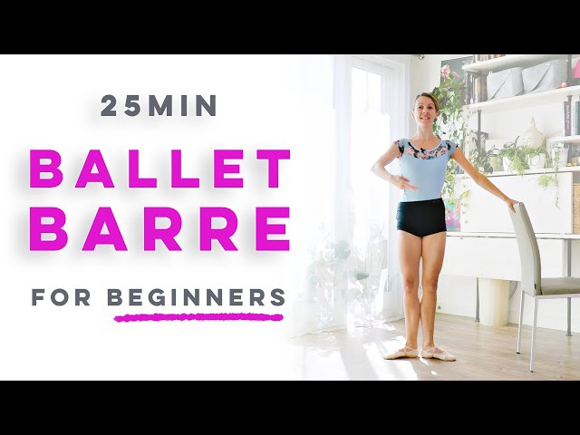 25 min Slow Ballet Barre for Beginners at Home