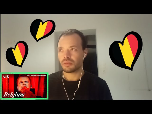 Eurovision 2025 - BELGIUM (Red Sebastian - Strobe Lights) Reaction 🇧🇪