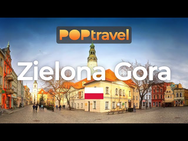 ZIELONA GORA, Poland - Winter Tour - 4K HDR