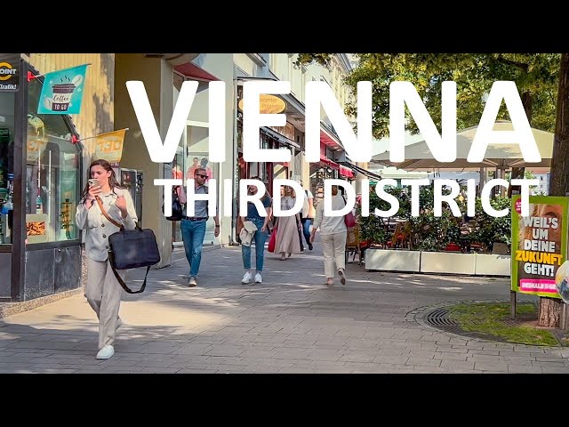 Vienna Walk In The Third District, June 2024 | 4K HDR