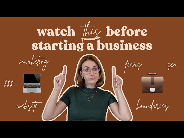 Starting a Business: What I wish I knew 💼🙃