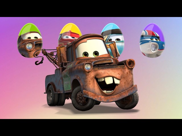 CORRECTLY GUESS THE COLOR EGG OFF THE CARS TOW MATER VS SQUID GAME 2🔥Tebak gambar Tow Mater✨