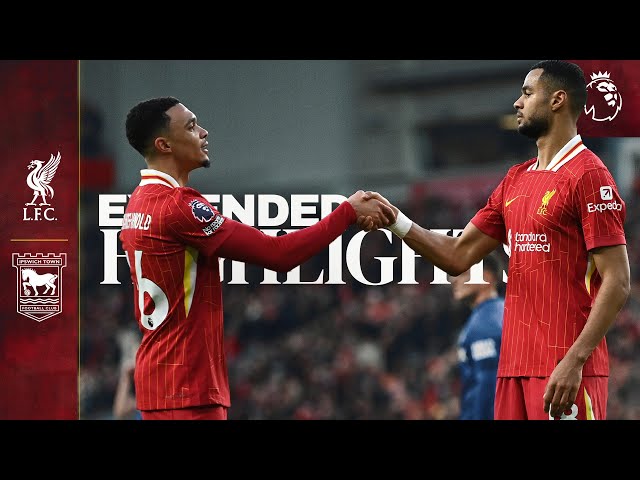 Extended Highlights: Liverpool 4-1 Ipswich Town | Reds hit four at Anfield