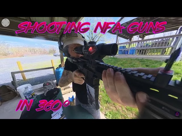 Shooting NFA Stuff in 360° at Ridge & Valley Gun Club - 4/15/24