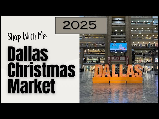 Shop With Me at Dallas Market for 2025 Christmas Trends | #christmas