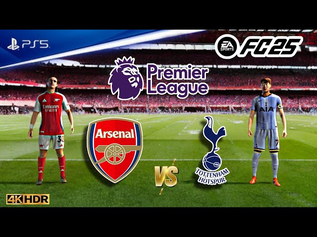 FC 25 - Arsenal vs Tottenham hotspur | Premier league 24/25 Full match | PS5™ [4K60]