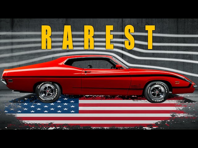 9 RAREST AMERICAN MUSCLE Cars Ever Made!