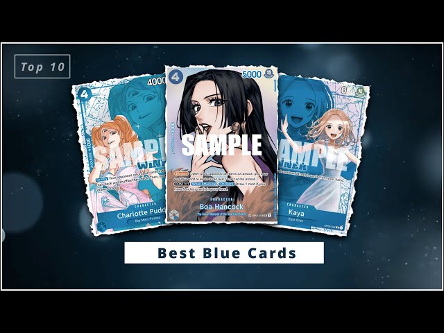 Top 10 Blue Cards [One Piece TCG]