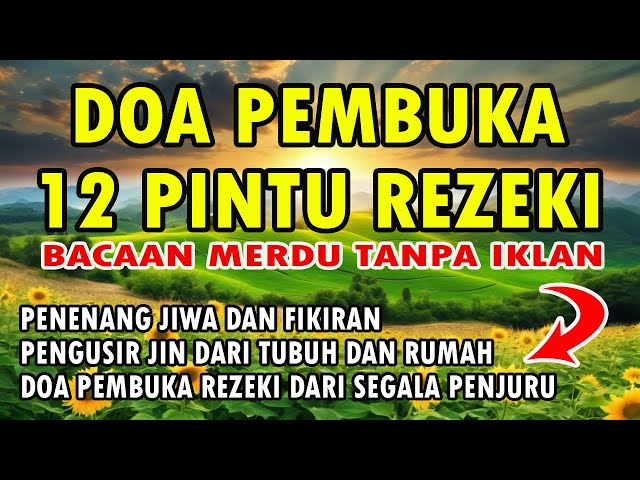 DOA PEMBUKA 12 PINTU REZEKI