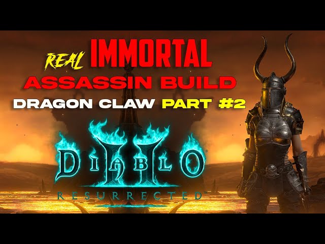 Real Immortal Assassin build. Dragon Claw PART 2. Diablo 2 Resurrected.