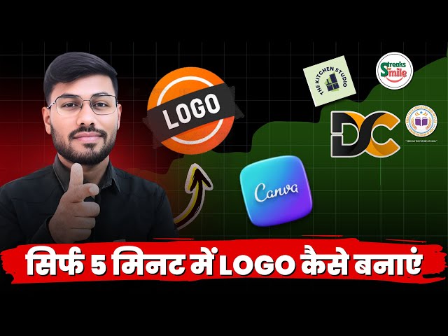 Logo Design In Canva Latest Course 2025 | Canva Tutorial for Beginners Hindi