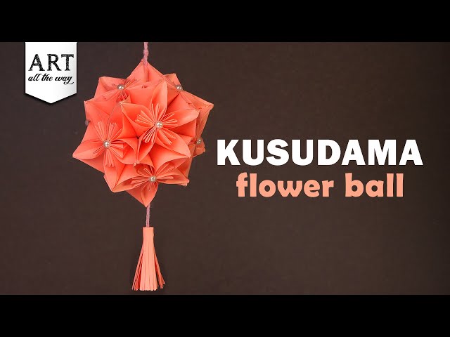 Kusudama Origami Flower Ball | Paper Crafts | Craftastic | Home Decor | DIY Crafts@VENTUNOART