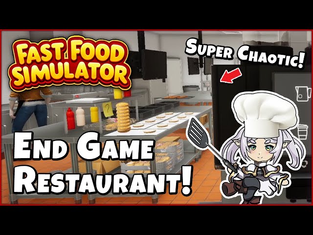 This is What an End-Game Restaurant Looks Like!! - Fast Food Simulator (Max Level)