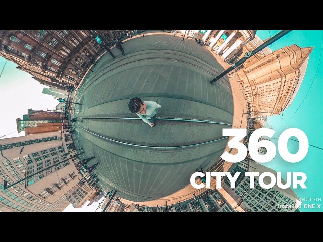 Insta360 One X Footage 360 of Manchester Library - Such COOL Video!