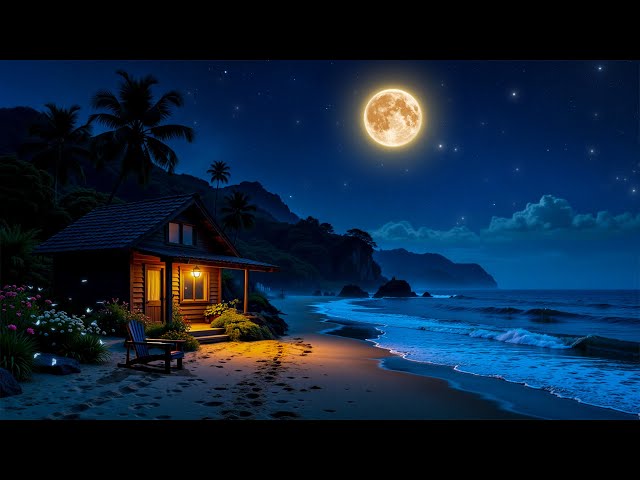 Fall Asleep Quickly With Soothing Ocean Waves Music • Instant Relief From Insomnia • Peaceful Night