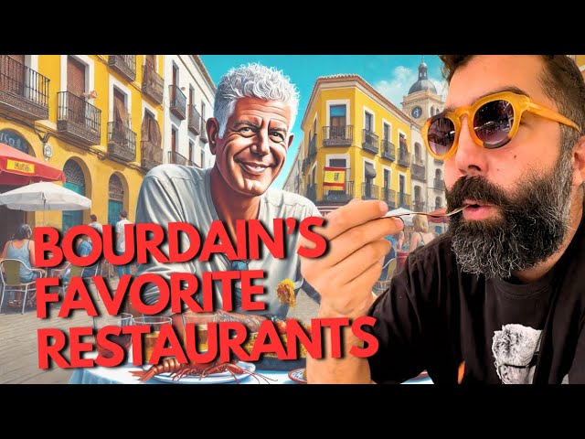 Eating At Anthony Bourdain's Favorite Restaurants In Barcelona