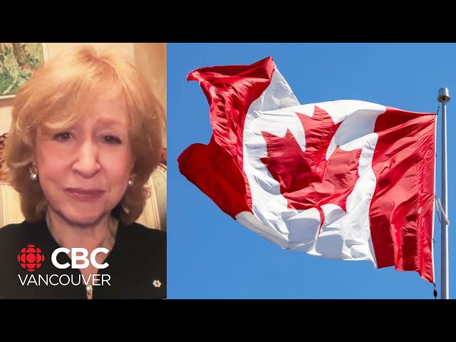 Former PM Kim Campbell rallies Canadians under the maple leaf for Flag Day