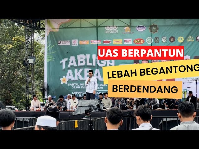 SERU‼️ UAS MELADENI PANTUN LEBAH BEGANTONG 🔥| Ustadz Abdul Somad | Bandar Khalippa