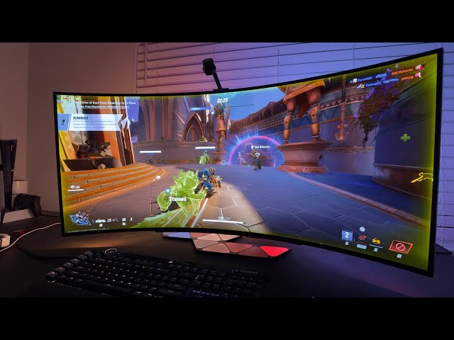 Marvel Rivals is INCREDIBLE on this 45" LG UltraWide OLED | BEST Gaming Monitor RTX HDR Gameplay