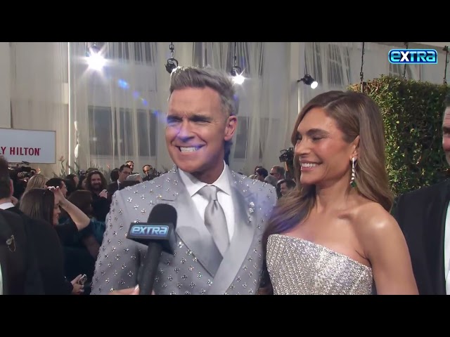 Robbie Williams JOKES He Upped His Ozempic for Golden Globes! (Exclusive)