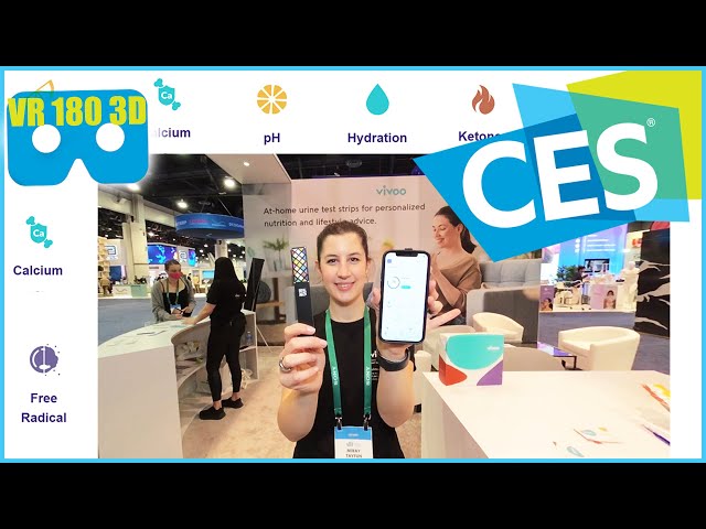 CES 2022 VR 180 3D Vivoo Home Urine Test Strips & Personal Nutrition App