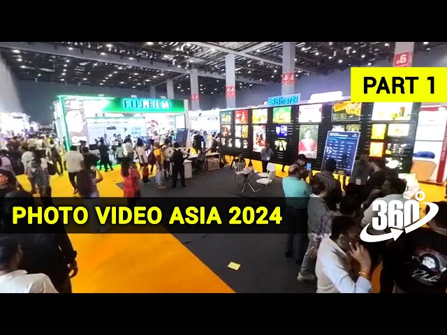 PART-1, 360° Tour of Photo Video Asia 2024 - Delhi's Premier Photography & Videography Expo!