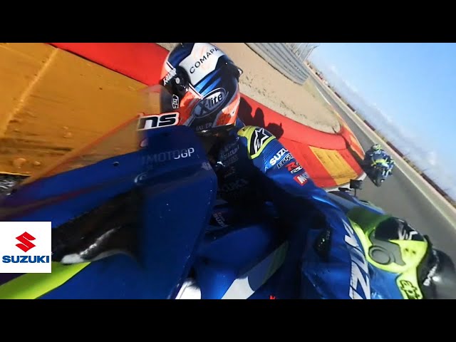 Suzuki VR Experiecne | GSX-RR X AR42 | 2017 Aragon test | Suzuki