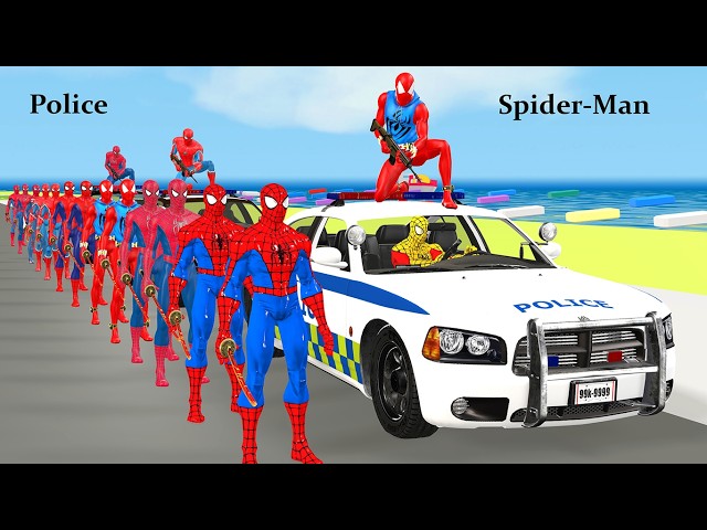 Siêu nhân nhện🔴Spider Man attacks the robber Venom vs Joker rescues Spider woman Dramatic danger