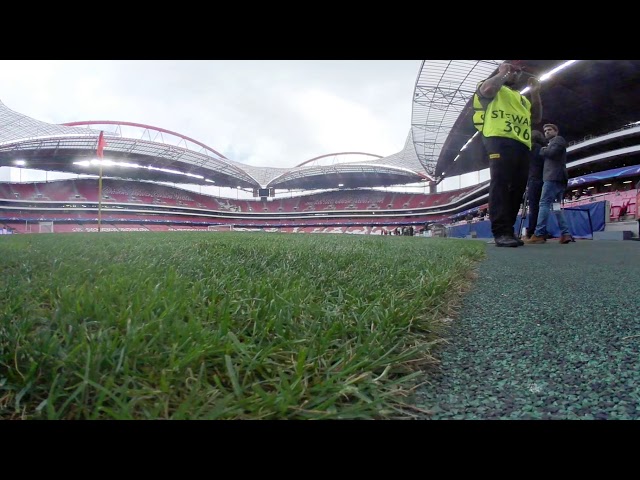 Vídeo 360: treino do Manchester United no Estádio da Luz