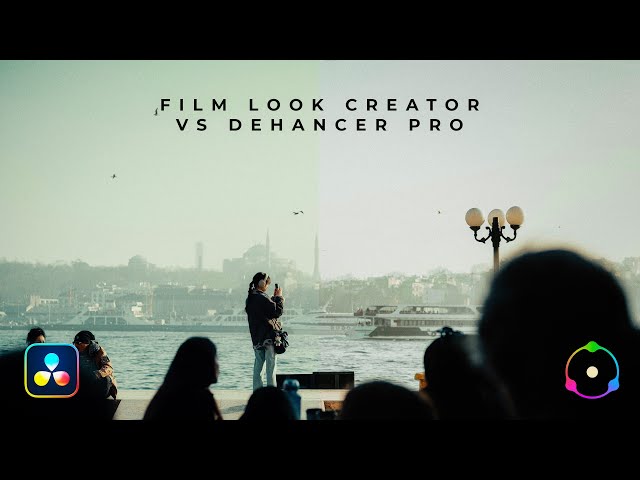 Dehancer vs Resolve's film look creator