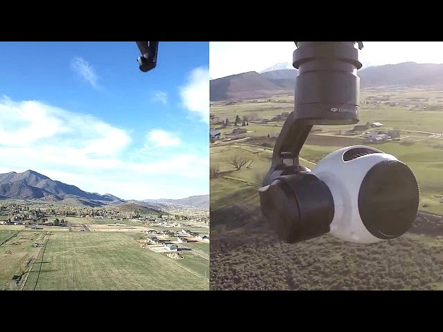 DJI Inspire 1 Gimbal (DJI Zenmuse x3) VS Gopro Hero 3+ stable test