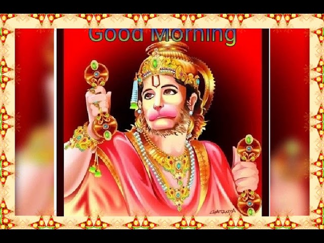 God Hanuman Ji Good Morning Wishes Greetings Quotes Wishes Pictures Images Whatsapp Message #3