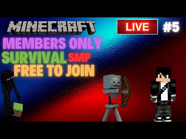 Making farms in MEMBERS ONLY SMP! || Minecraft Live Hindi EP 5 || RixStonGamer