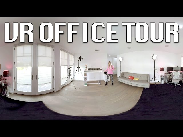 iJustine Office Tour 2016 - VR Video! | iJustine