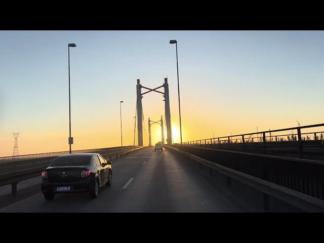 Por do Sol - Ponte Justo José de Urquiza - Ruta 12 próximo a Zarate (Província de Buenos Aires)