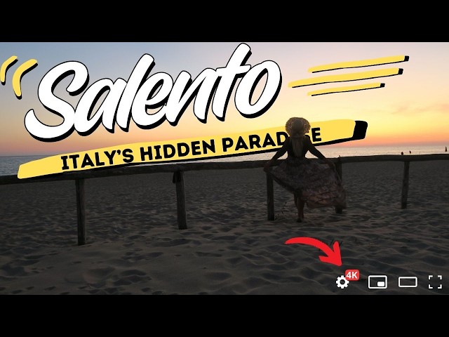 360 View - Beach Walking in Italy - Salento, Puglia Walking Tour