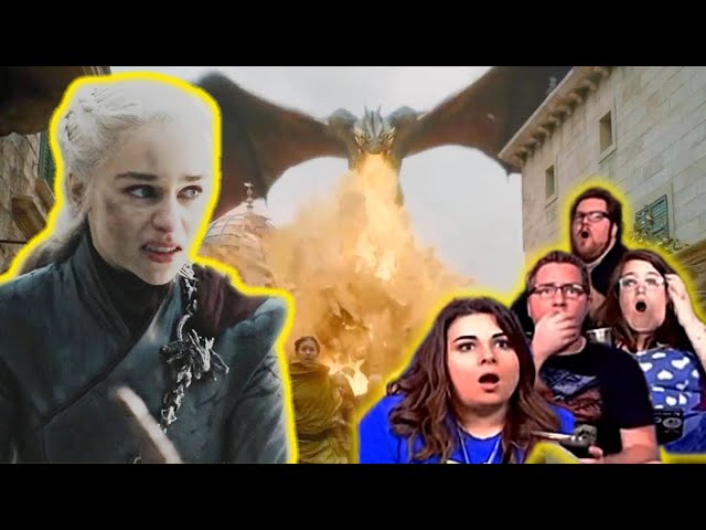 Daenerys Destroys King's Landing Reaction Video King's Landing Explosion Reaction