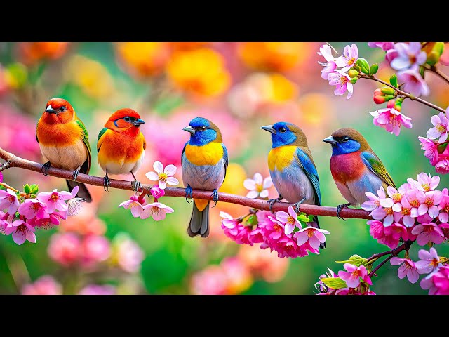 Bird in Spring ~ Relaxing Music to Heal the Heart, Reduce Stress and Embrace Nature's Beauty