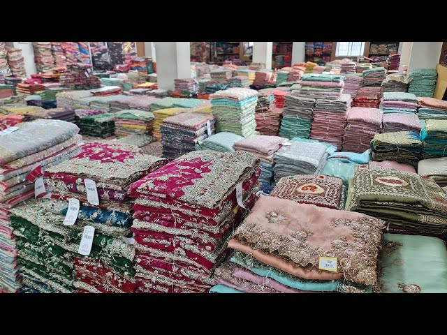 Biggest saree manufacturing company surat/ surat saree wholesale market/designer saree/fancy saree