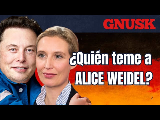 ¿Quién es ALICE WEIDEL? La líder de la extrema derecha alemana que Elon Musk apoya