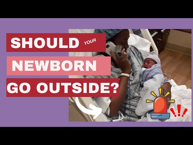 When can newborn babies go outside? Pediatrician shares